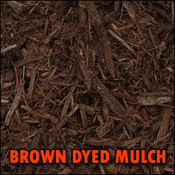Brown Dyed Mulch - Premium Quality per Cubic Yard in New Jersey | Kirk Allen Landscape Supply