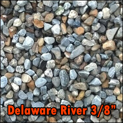 Delaware River Blend Gravel - 3/8" Per Ton | Kirk Allen Landscape Supply