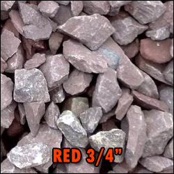 Red 3/4" Gravel – Per Ton | Kirk Allen Landscape Supply – Serving New Jersey