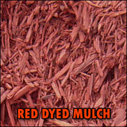 Red Dyed Mulch - Premium Quality per Cubic Yard - Available in New Jersey